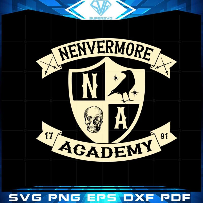 wednesday-nevermore-academy-svg-graphic-designs-files