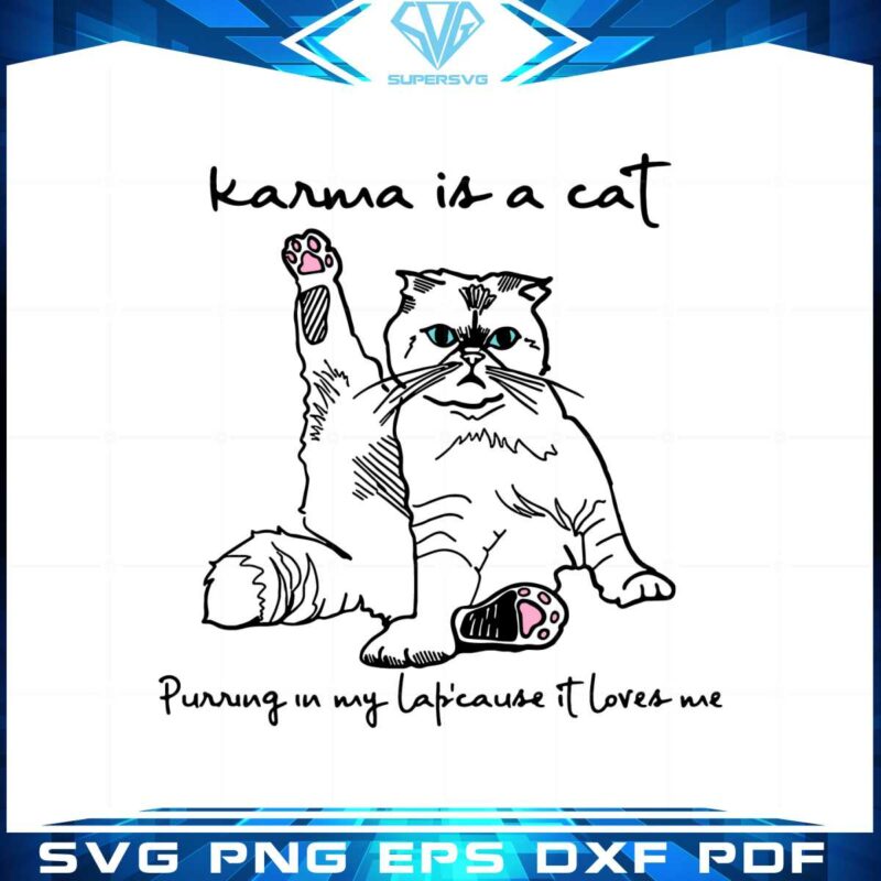 karma-is-a-cat-purring-in-my-lap-cause-it-loves-me-svg-cutting-files