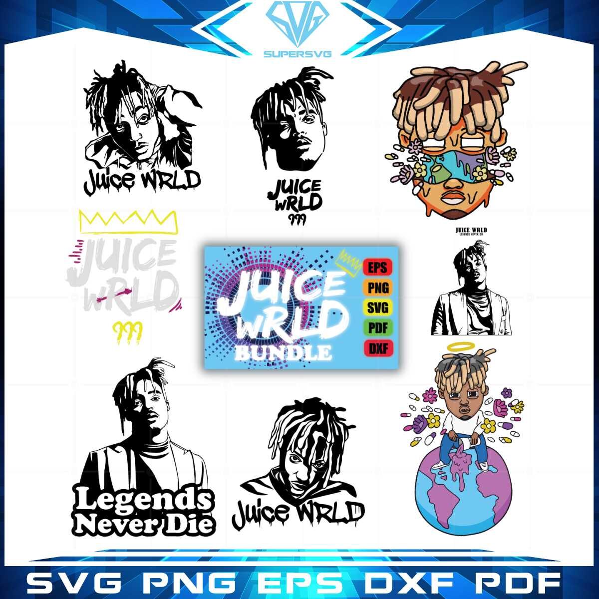 legend-never-die-juice-wrld-bundle-svg-graphic-designs-files