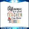 the-influence-of-a-good-teacher-can-never-be-erased-svg