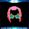 elton-john-head-with-pink-hair-svg-graphic-designs-files