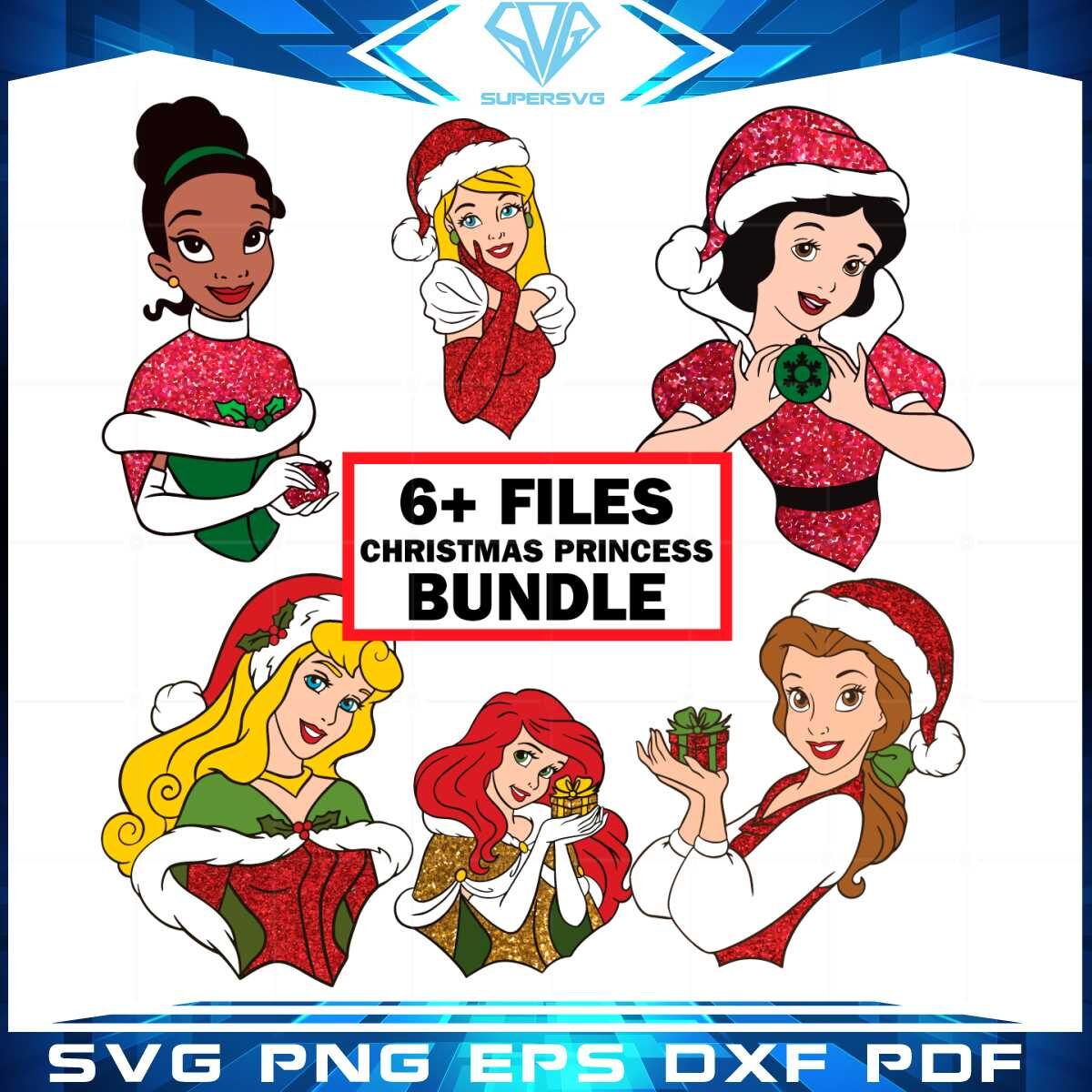 6-christmas-princess-bundle-svg-sublimation-files-silhouette