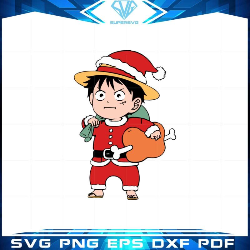 merry-christmas-from-monkey-d-luffy-one-piece-svg-cutting-files