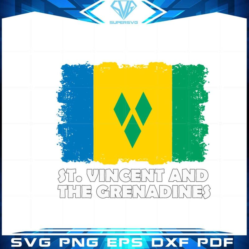st-vincent-and-the-grenadines-national-flag-svg-cutting-files