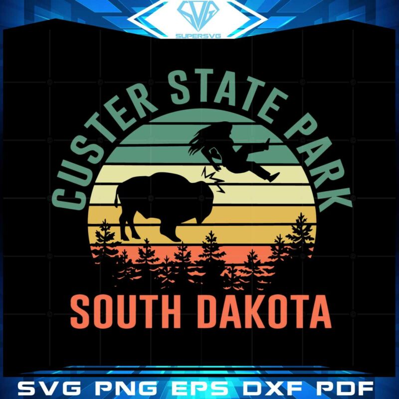 custer-state-park-south-dakota-svg-graphic-designs-files