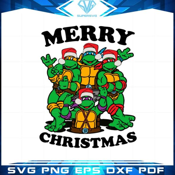 ninja-turtles-merry-christmas-svg-files-for-cricut-sublimation-files