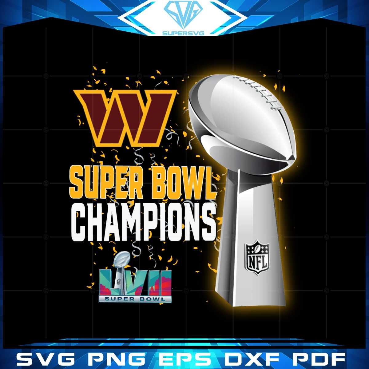 Washington Commanders Super Bowl Lvii 2023 Champions Png