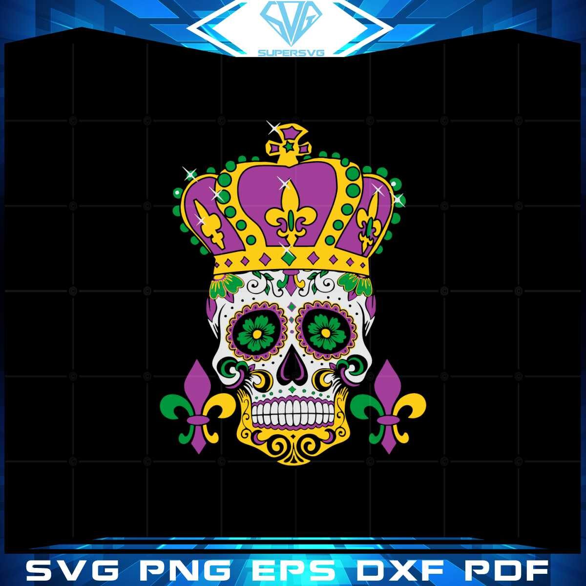 mardi-gras-shenanigans-skull-svg-sublimation-files-silhouette