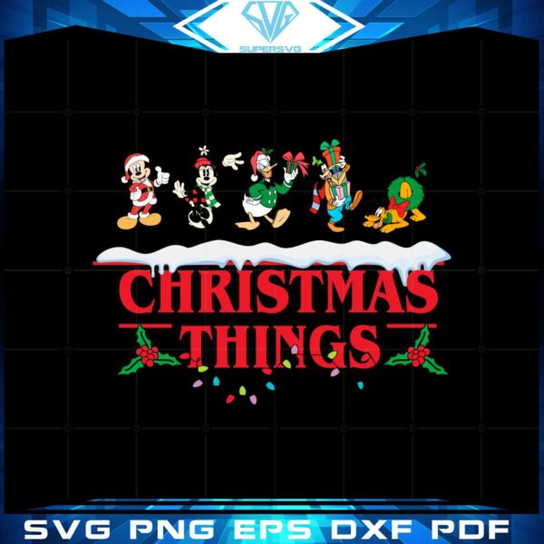 Christmas Things Disney Mickey Svg Graphic Designs Files