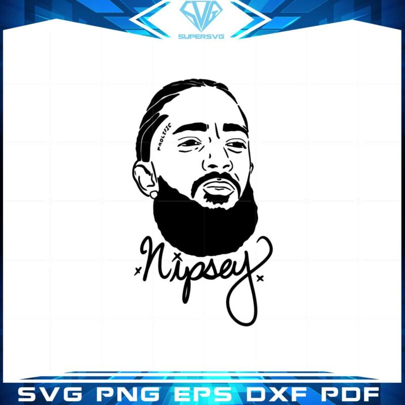 nipsey-hussle-face-svg-files-for-cricut-sublimation-files