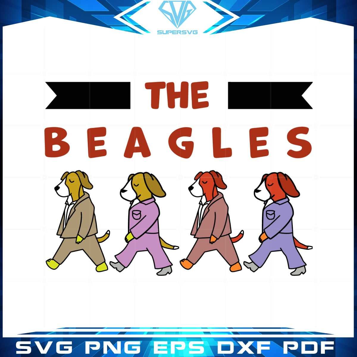 the-beagles-dog-band-svg-funny-rock-band-svg