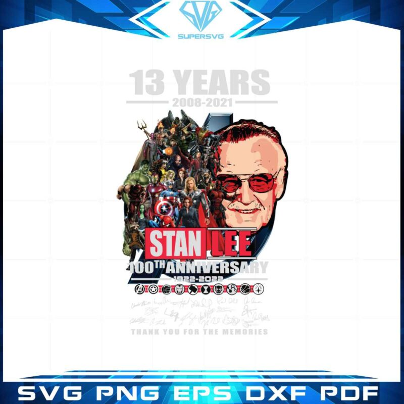13-years-marvel-studio-thanks-you-stan-lee-png-sublimation-designs