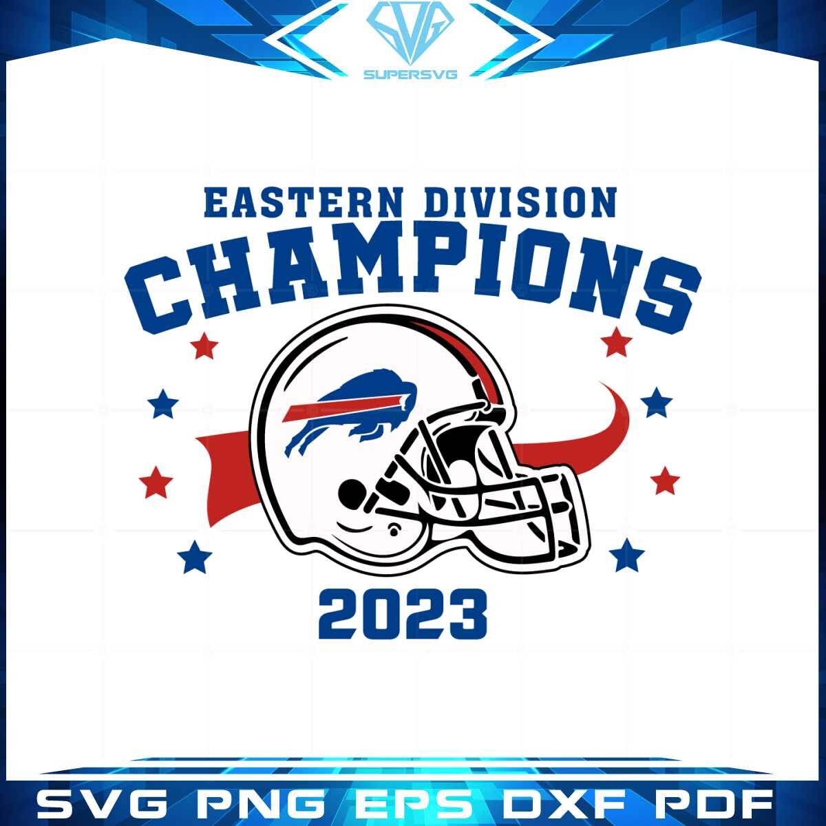 buffalo-bills-afc-eastern-division-champions-buffalo-football-2023-svg