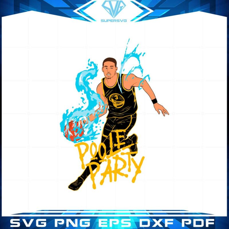 poole-party-jordan-poole-golden-state-warrior-svg-cutting-files
