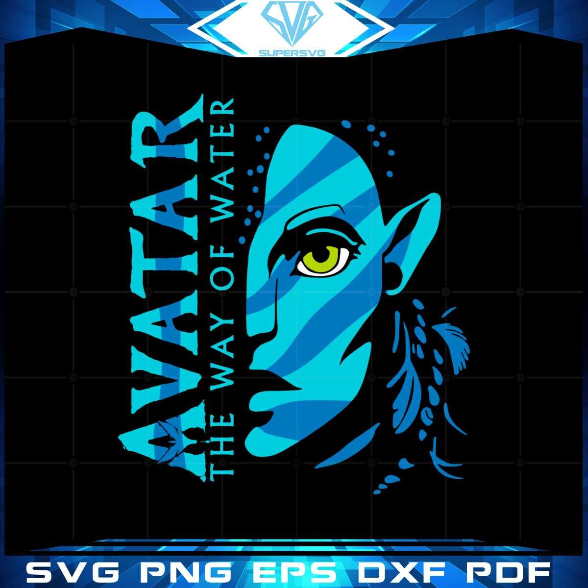 avatar-the-way-of-the-water-neytiri-avatar-2-svg-cutting-files