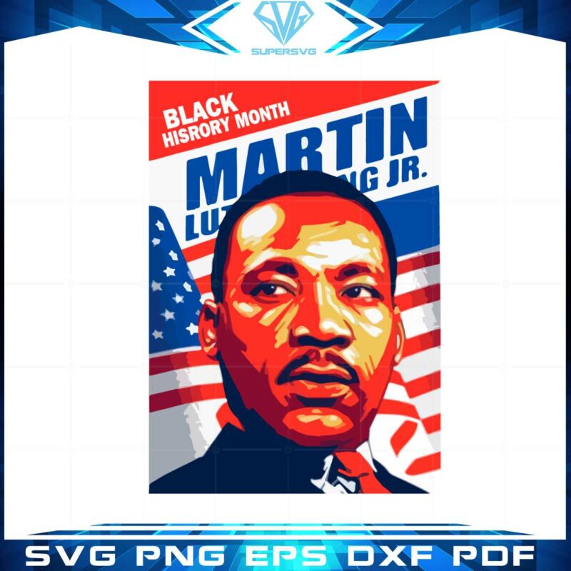 retro-black-history-month-the-king-martin-luther-king-jr-svg