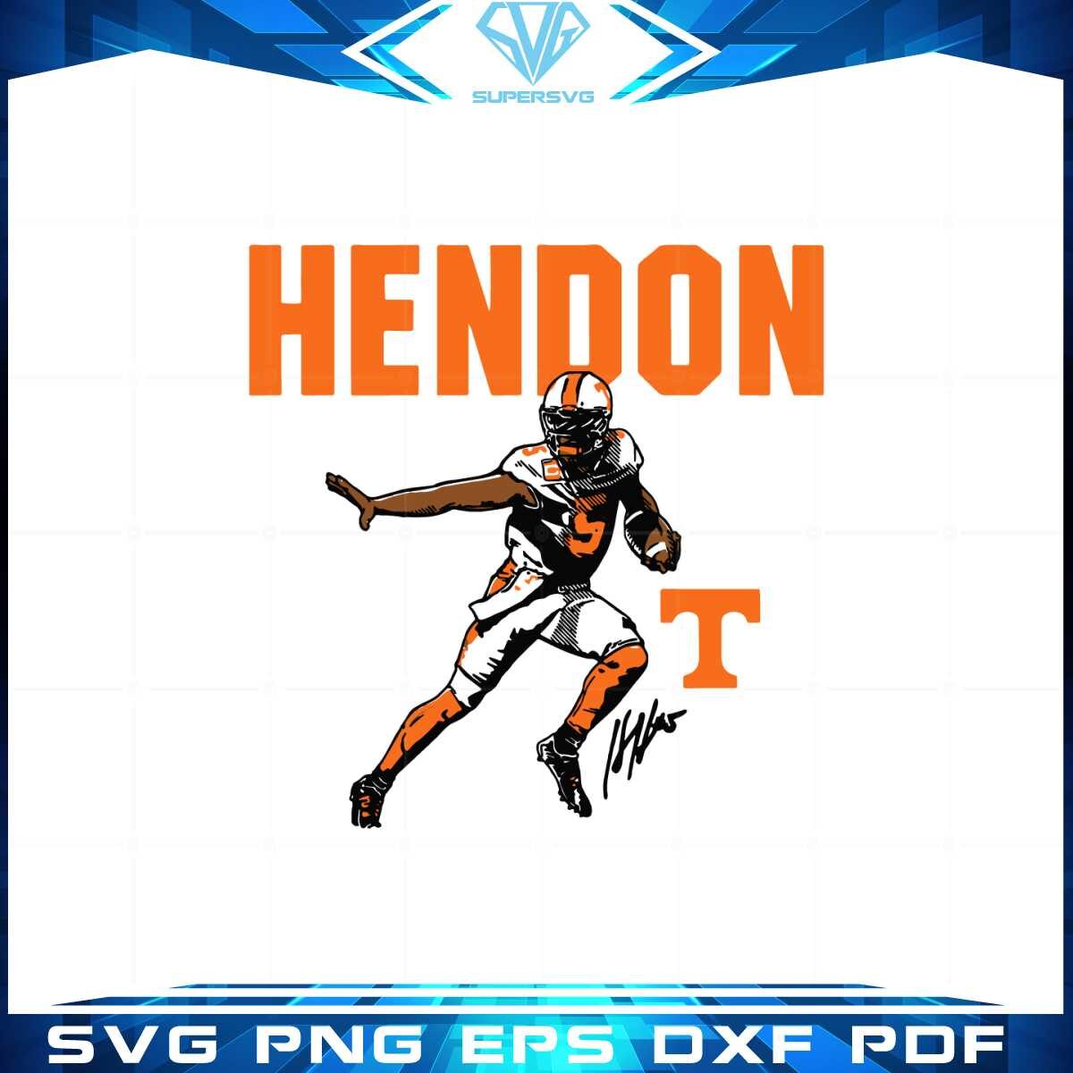 hendon-hooker-signature-pose-svg-graphic-designs-files