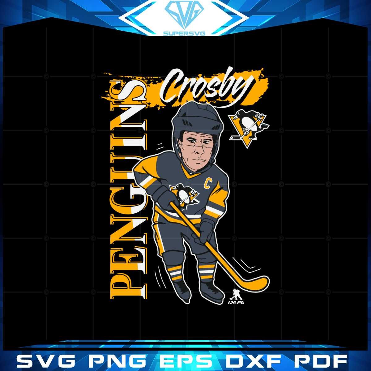 nhl-youth-pittsburgh-penguins-sidney-crosby-svg-cutting-files