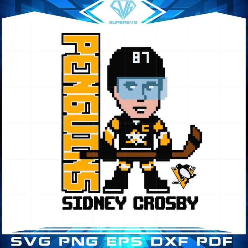 pittsburgh-penguins-pixel-player-sidney-crosby-svg-cutting-files