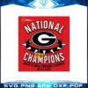 georgia-bulldogs-back-to-back-football-playoff-national-champions-svg