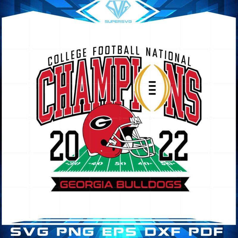 college-football-champion-2022-georgia-bulldogs-football-svg