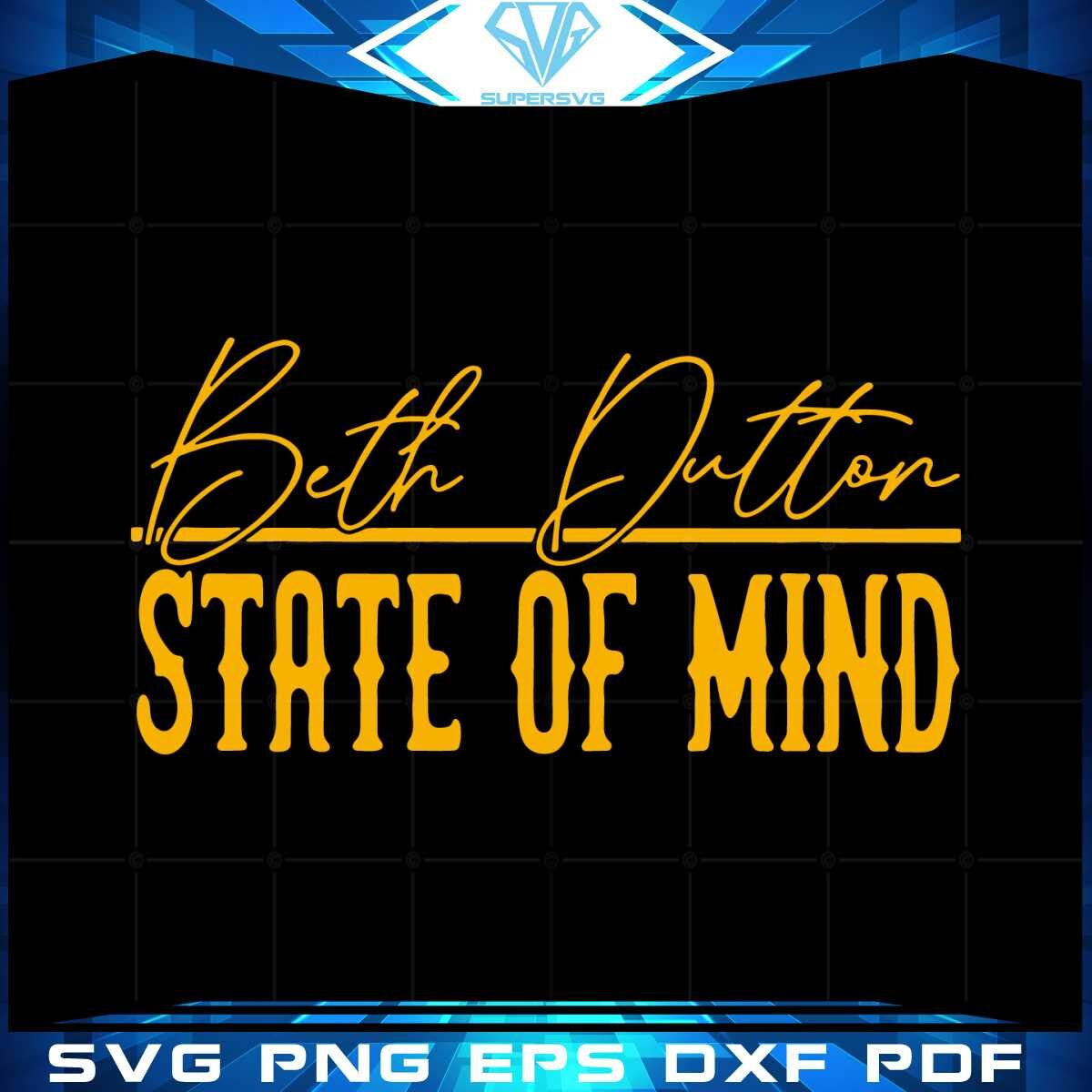 beth-dutton-state-of-mind-svg-for-cricut-sublimation-files