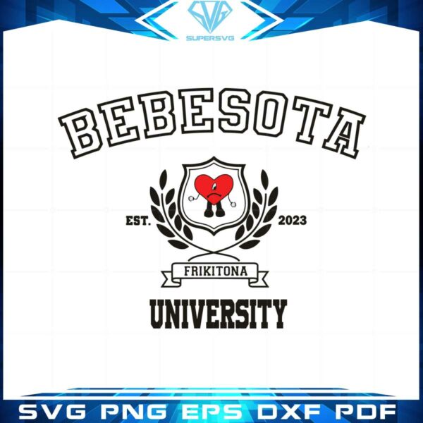 bebesota-bad-bunny-frikitona-university-svg-graphic-designs-files