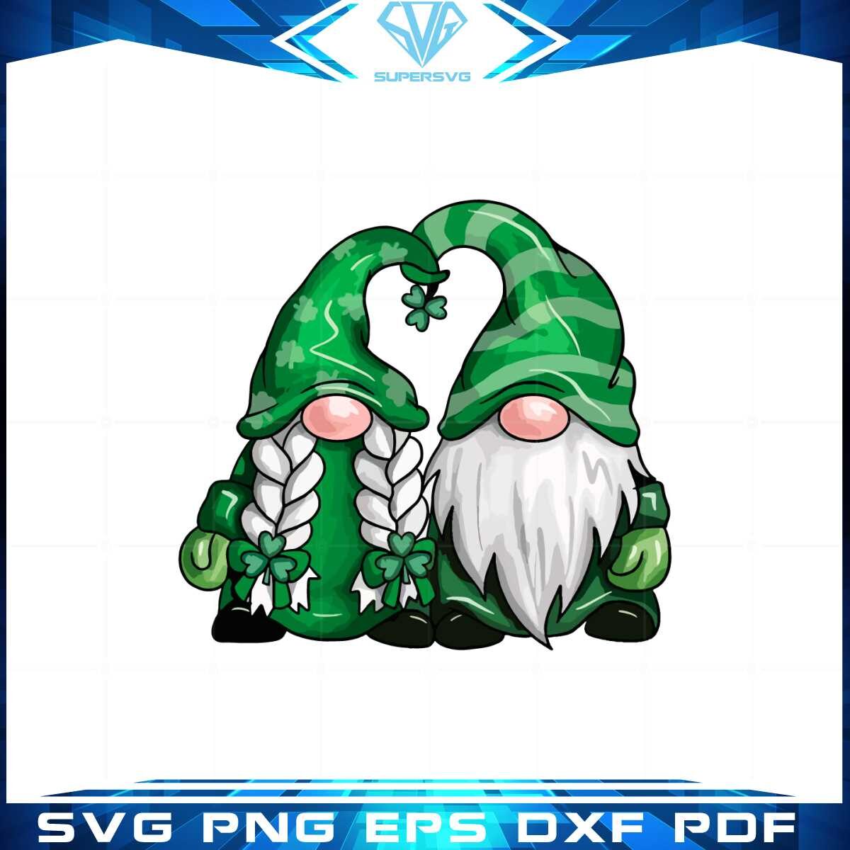 st-patricks-day-gnome-couple-irish-gnomes-svg-cutting-files