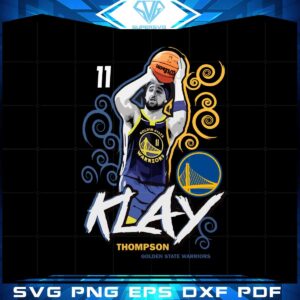 Klay Thompson Golden State Warriors Svg Graphic Designs Files