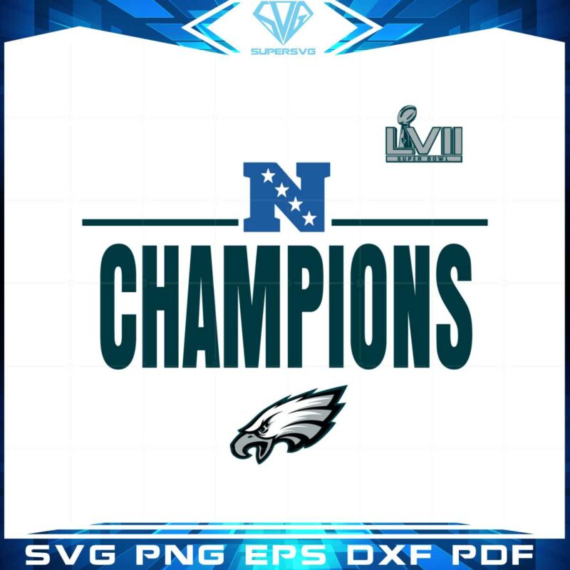 philadelphia-eagles-nike-2022-nfc-champions-roster-svg