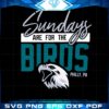 sundays-are-for-the-birds-super-bowl-lvii-football-svg-file