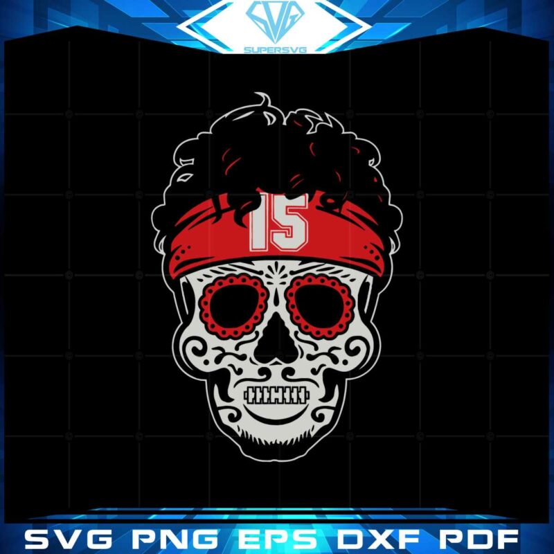 patrick-mahomes-sugar-skull-svg-files-silhouette-diy-craft