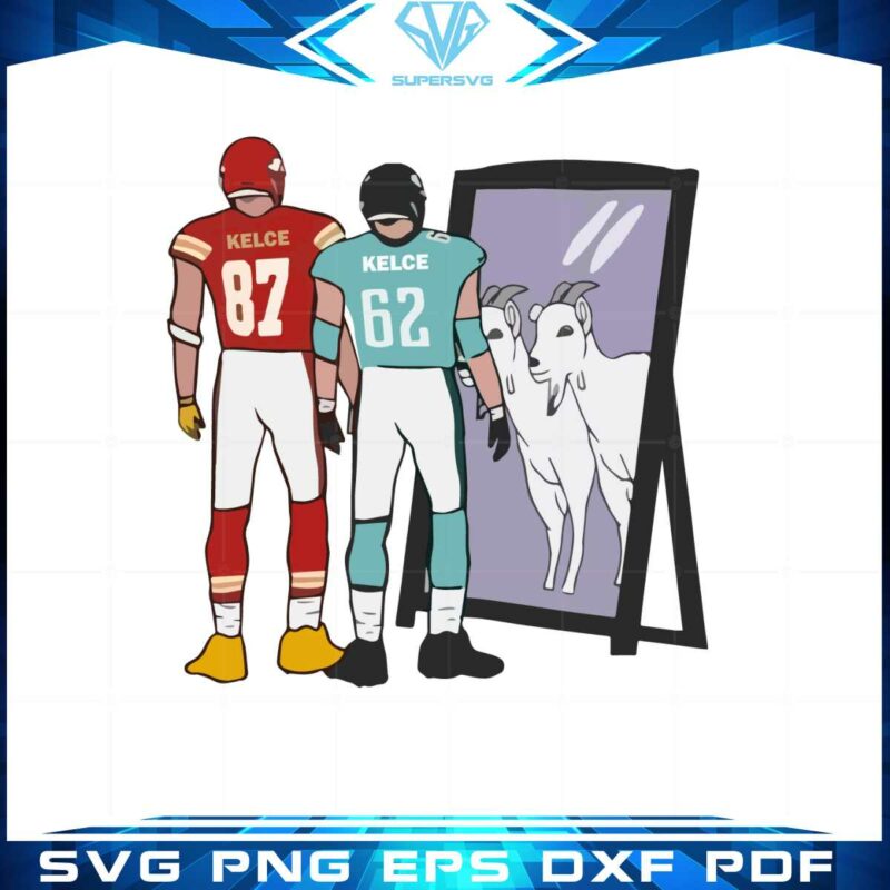 travis-kelce-and-jason-kelce-mirror-goats-svg-cutting-files