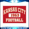 Kansas City Est 1963 Football Svg For Cricut Sublimation Files