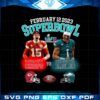 Patric Mahomes Vs Jalen Hurts Super Bowl Lvii Png Sublimation Designs