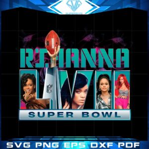 Rihanna Super Bowl Png Files for Cricut Sublimation Files