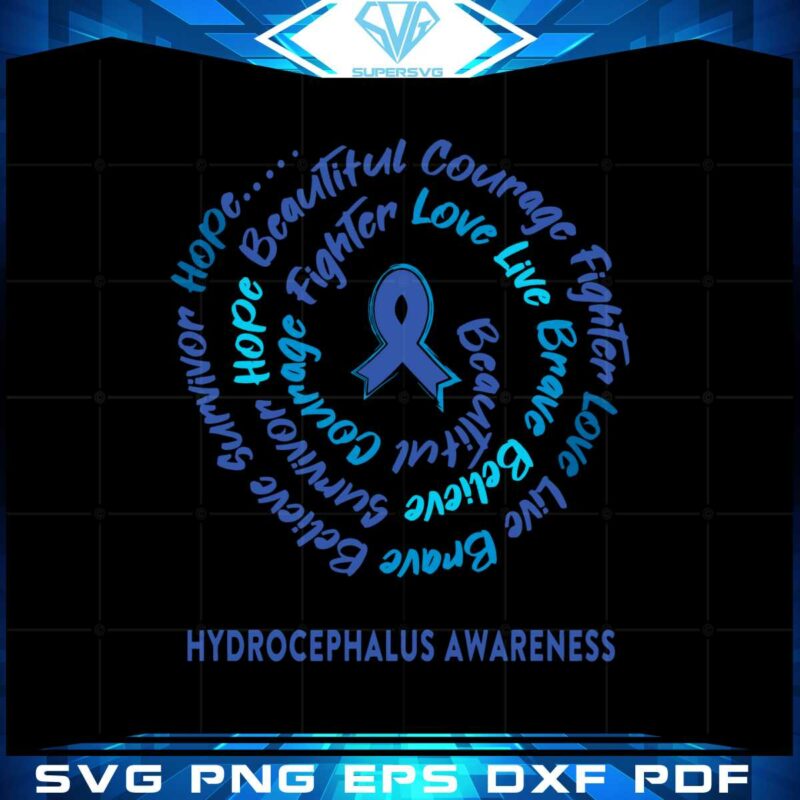 hydrocephalus-awareness-support-hydrocephalus-warrior-ribbon-svg