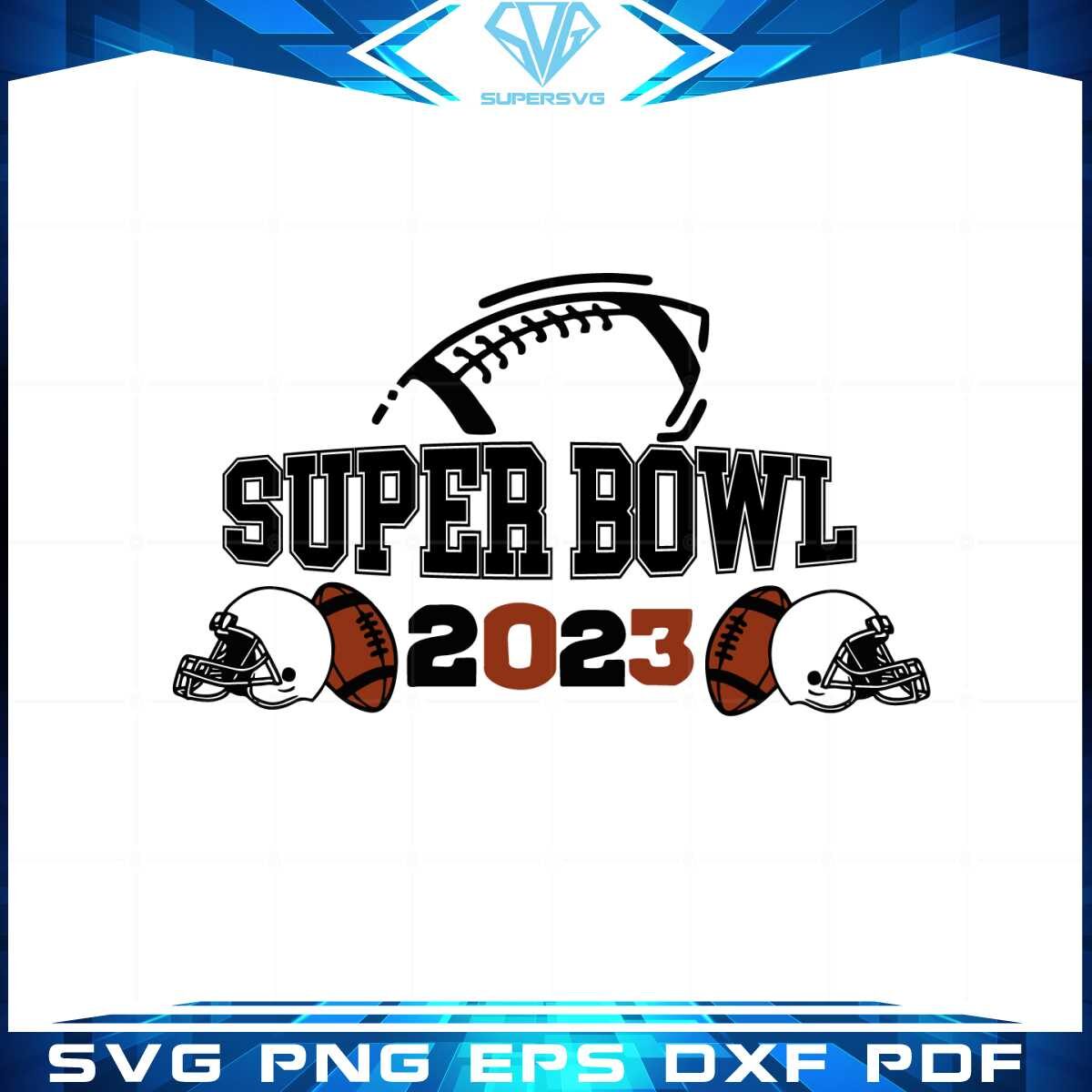 american-football-super-bowl-2023-svg-graphic-designs-files