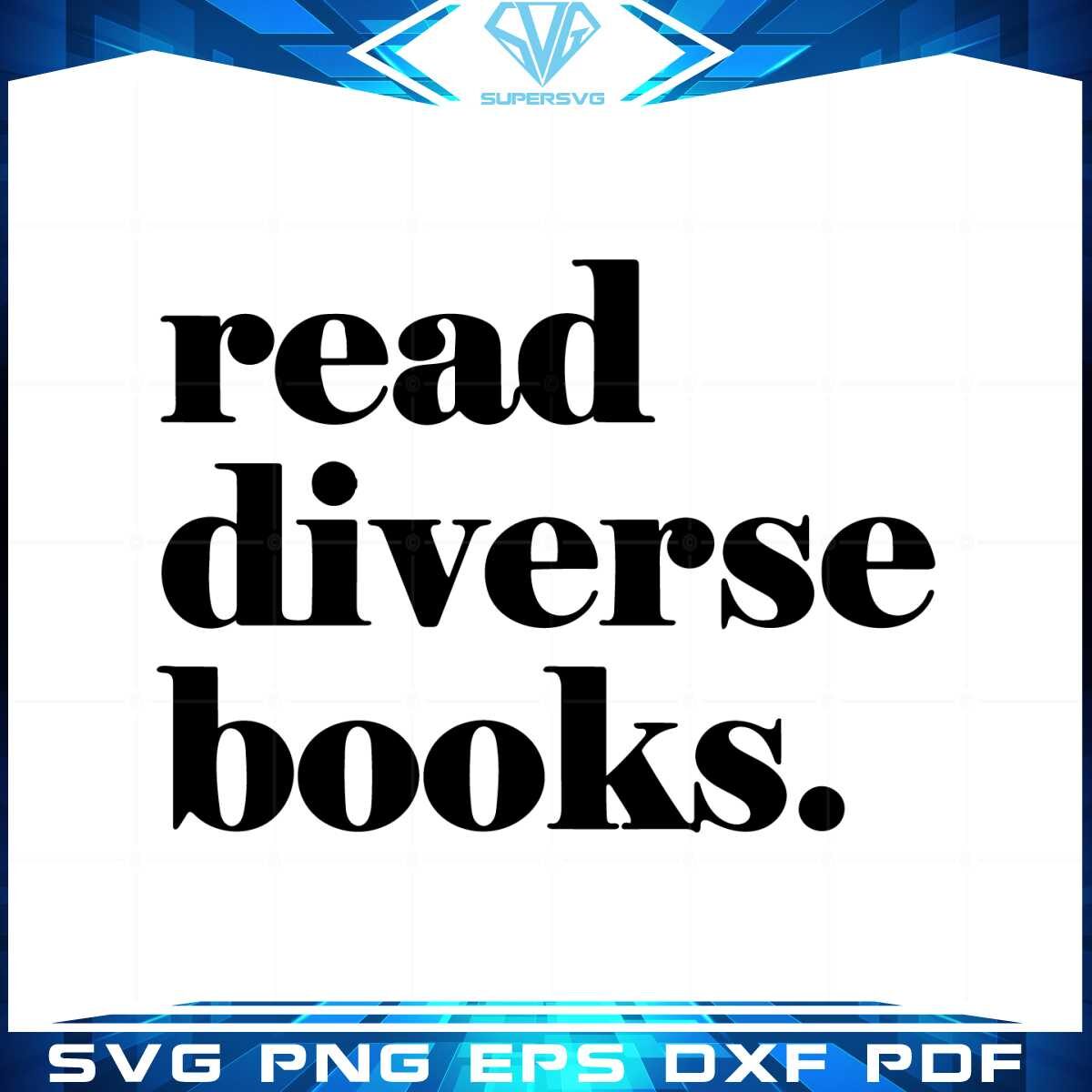 read-diverse-books-book-lover-svg-graphic-designs-files