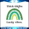 thick-thighs-lucky-vibes-leopard-shamrock-rainbow-svg