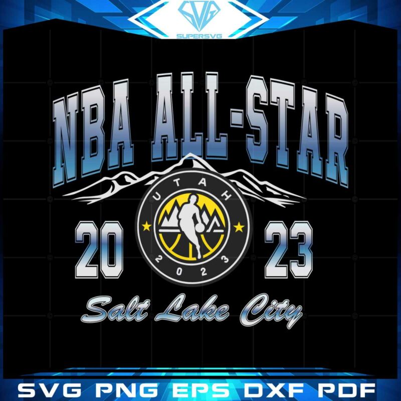 2023-nba-allstar-game-svg-salt-lake-city-svg