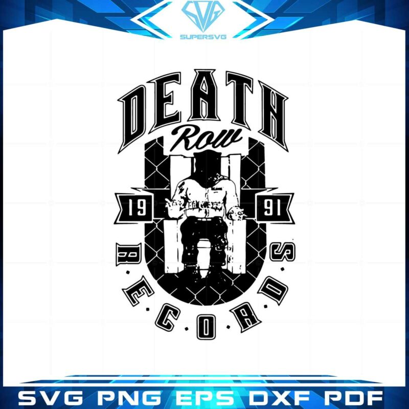 death-row-records-1991-american-record-label-svg-cutting-files