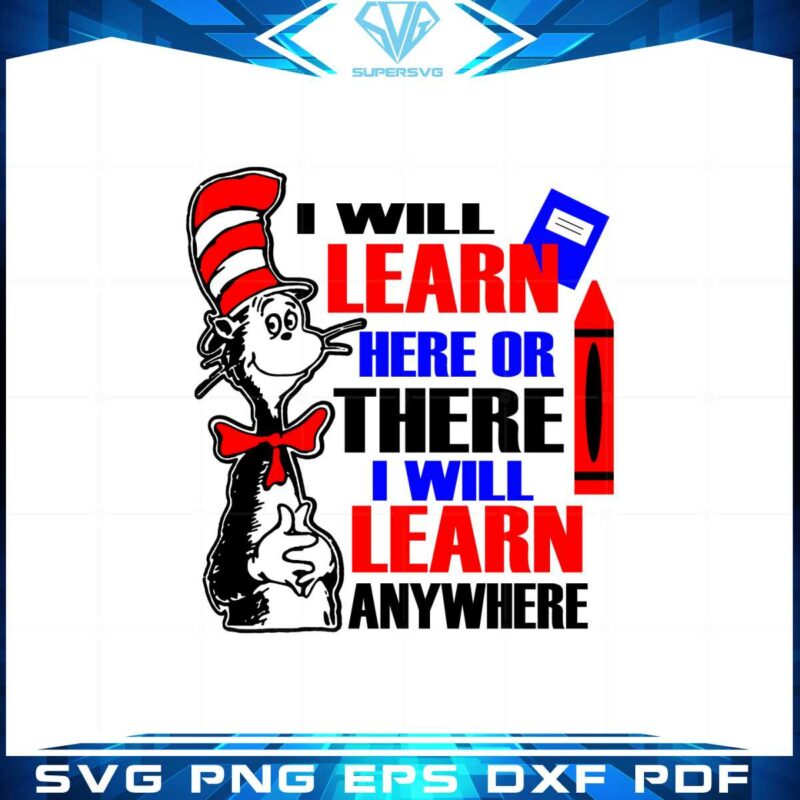 cat-in-the-hat-i-will-learn-svg-best-graphic-designs-cutting-files