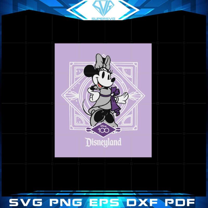 cute-minnie-mouse-disney-100-years-of-wonder-svg-cutting-files