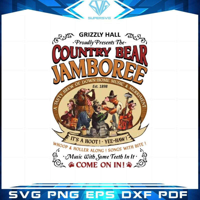 retro-country-bear-jamboree-grizzly-hall-country-bear-jamboree-png