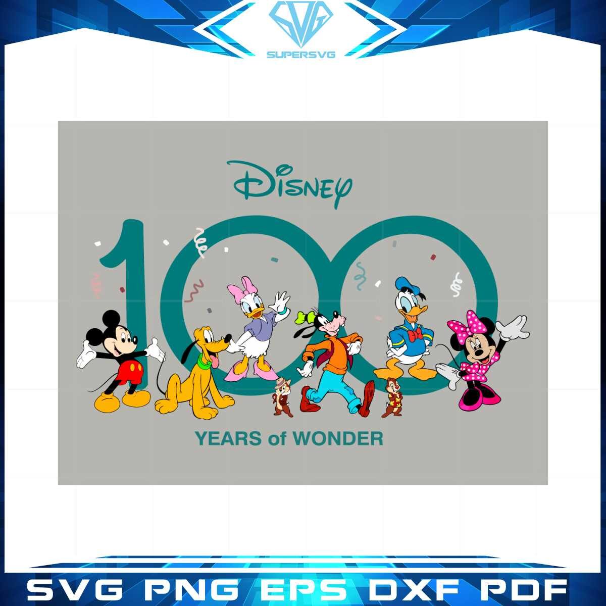 disney-100-years-of-wonder-mickey-and-friend-vintage-disney-svg