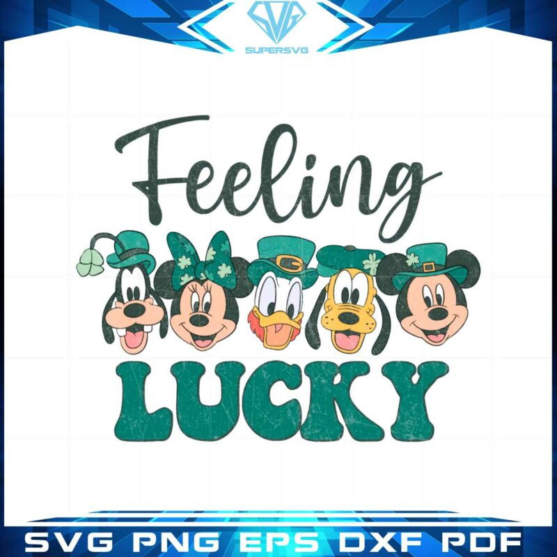 mickey-and-friends-feeling-lucky-st-patricks-day-png-sublimation