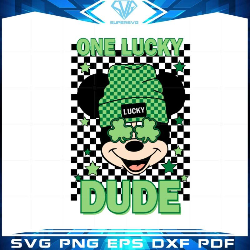 one-lucky-dude-st-patricks-day-mickey-mouse-svg-cutting-files
