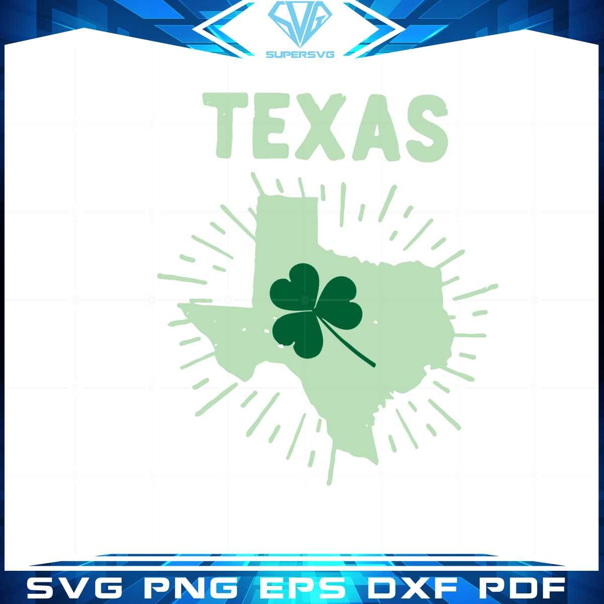 st-patricks-day-texas-shamrock-svg-for-cricut-sublimation-files