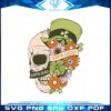 sorta-dead-sorta-lucky-floral-skull-svg-graphic-designs-files